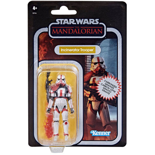 Figura de soldado incinerador de la colección carbonizada de Star Wars de Hasbro, 10 cm, vintage