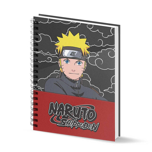 Karactermania Caderno Naruto Shippuden Clouds A4 notebook