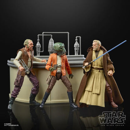Figura Hasbro Star Wars Black Series El Poder de la Fuerza Cantina Showdown pack 15cm
