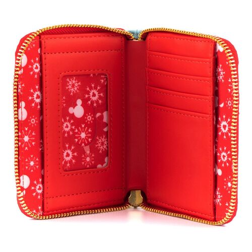 Carteira Loungefly Disney Snowman Mickey Minnie wallet