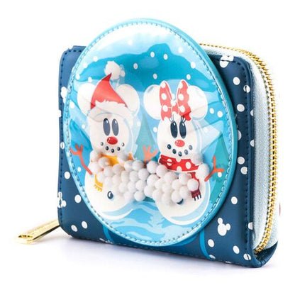 Carteira Loungefly Disney Snowman Mickey Minnie wallet