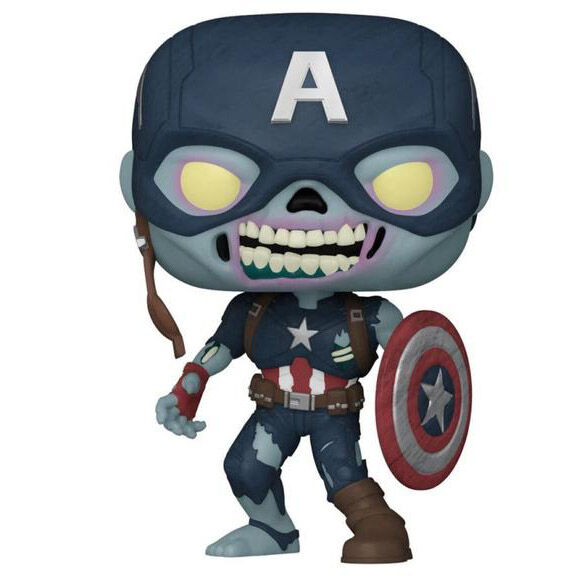 Funko POP! Marvel What If Zombie Captain America Exclusive 25cm #949