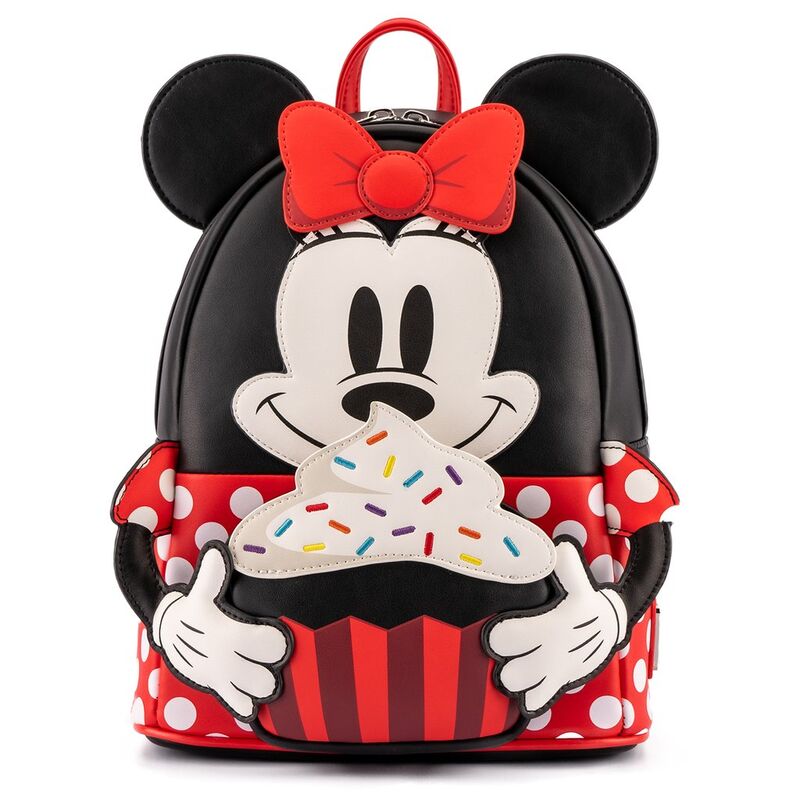 Loungefly Mochila Cupcake Minnie Mouse Disney  26cm