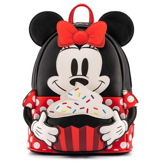 Loungefly Mochila Cupcake Minnie Mouse Disney  26cm