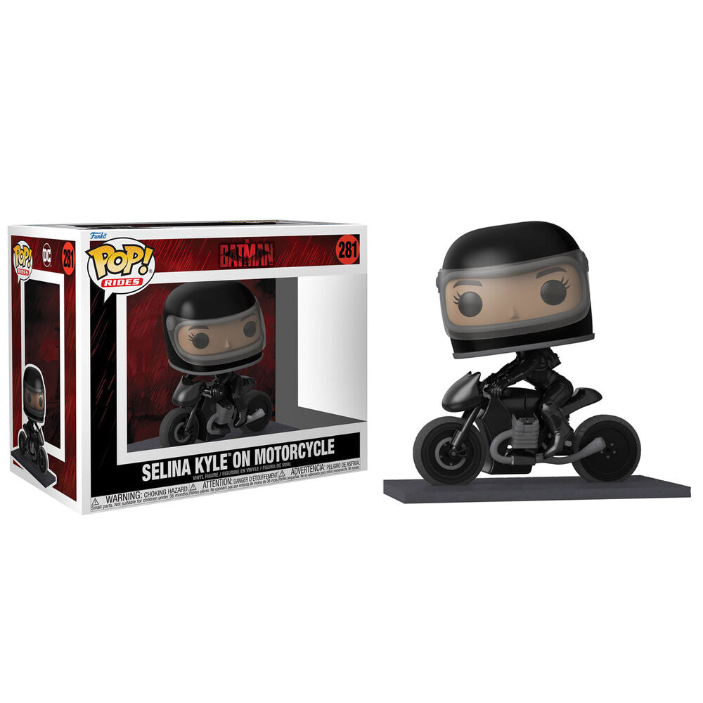 Funko Pop! DC The Batman Selina Kyle on Motorcycle #281