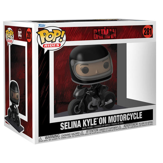 Funko Pop! DC The Batman Selina Kyle on Motorcycle #281