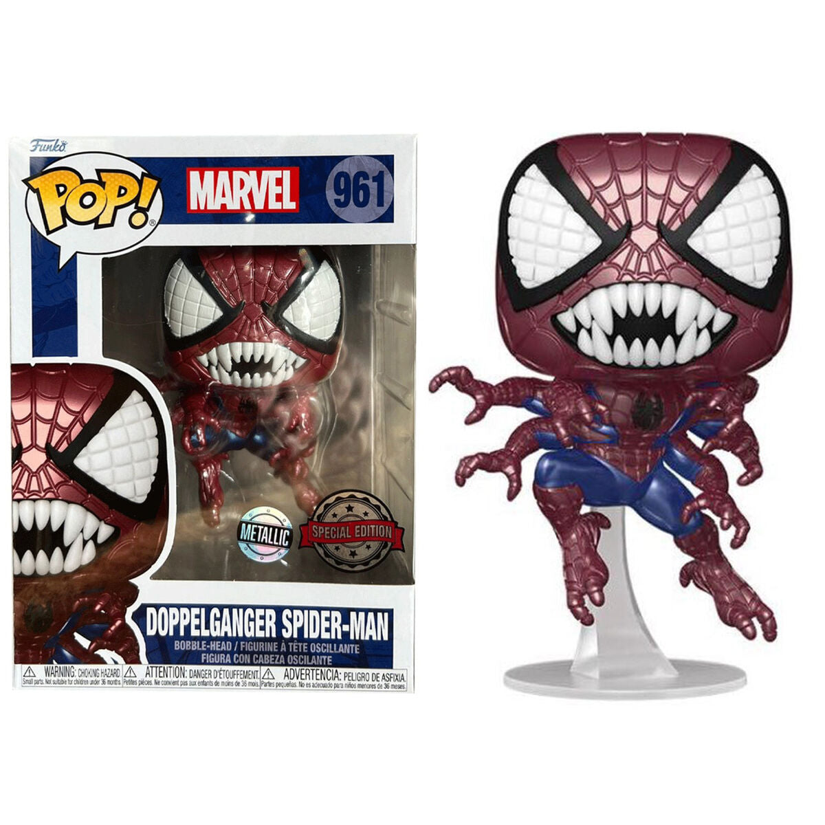 Funko POP! Marvel Doppelganger Spiderman Exclusive #961