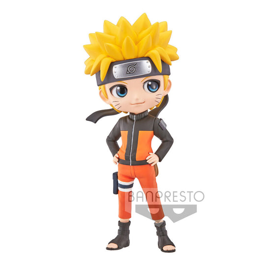 Banpresto Figura Naruto Shippuden Naruto Uzumaki Ver.A Q posket 14cm