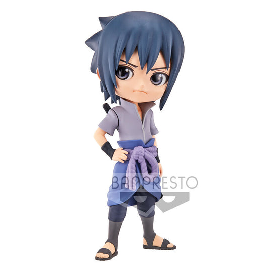 Banpresto Figura Naruto Shippuden Sasuke Uchiha Ver.A Q posket 14cm