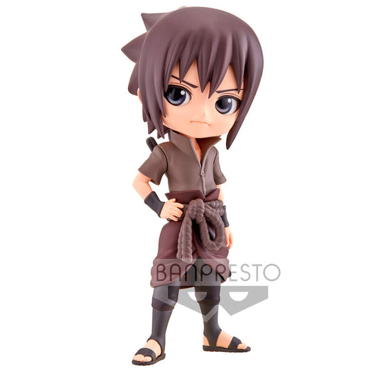 Banpresto Figura Naruto Shippuden Sasuke Uchiha Ver.B Q posket 14cm