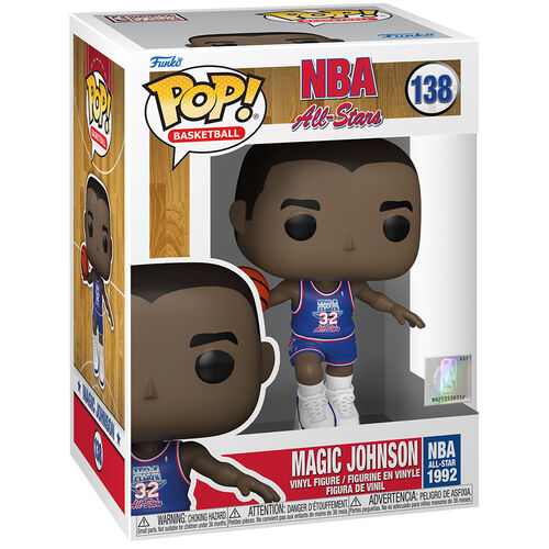 ¡Funko POP! NBA All-Star Magic Johnson 1992 #138