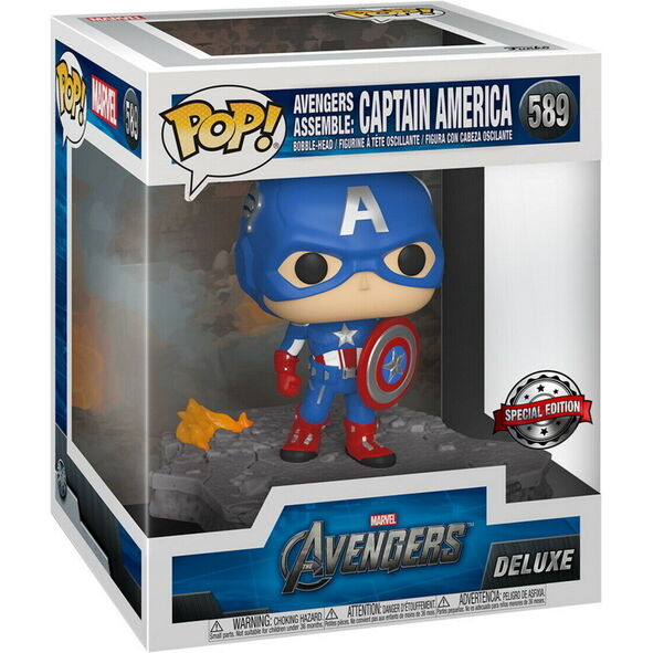 Funko Pop! Marvel Avengers Captain America Assemble Exclusive #589