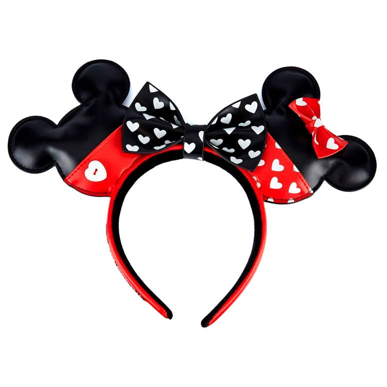 Bandolete Loungefly Disney Mickey and Minnie Valentines headband