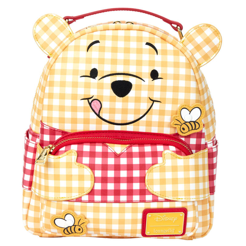 Loungefly Mochila Winnie the Pooh Gingham Disney  25cm