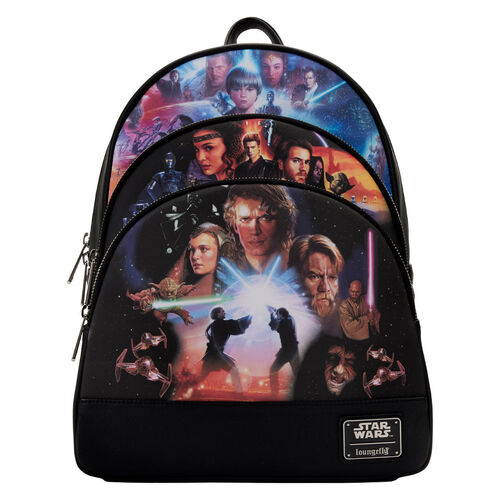 Mochila Loungefly Star Wars Prequel Trilogy backpack 34cm