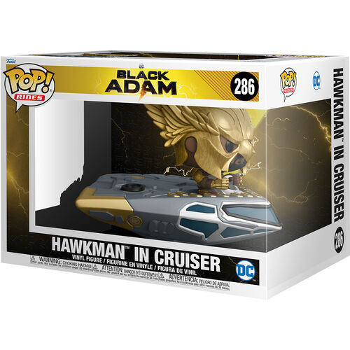 Funko Pop! Rides DC Black Adam Hawkman In Cruiser #286