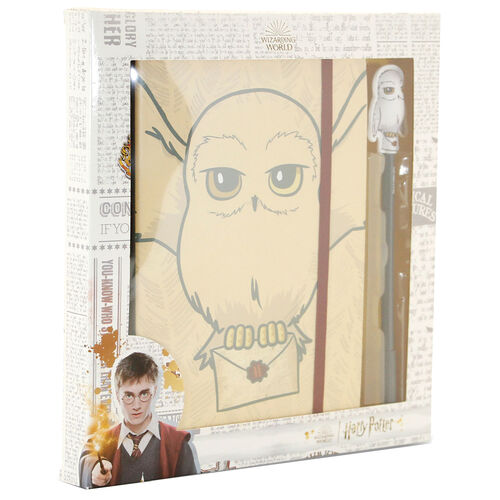 KaracterMania Caderno + Caneta Harry Potter Hedwig set diary + pen