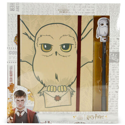 KaracterMania Caderno + Caneta Harry Potter Hedwig set diary + pen