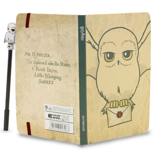 KaracterMania Caderno + Caneta Harry Potter Hedwig set diary + pen