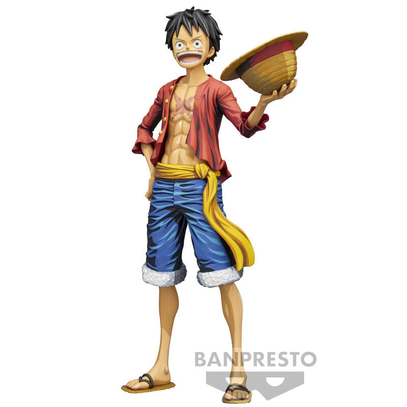 Banpresto Figura D. Luffy Monkey Grandista Nero One Piece 28cm