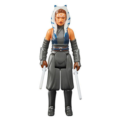 Figura Ahsoka Tano de la colección retro de Hasbro Star Wars The Mandalorian de 9,5 cm