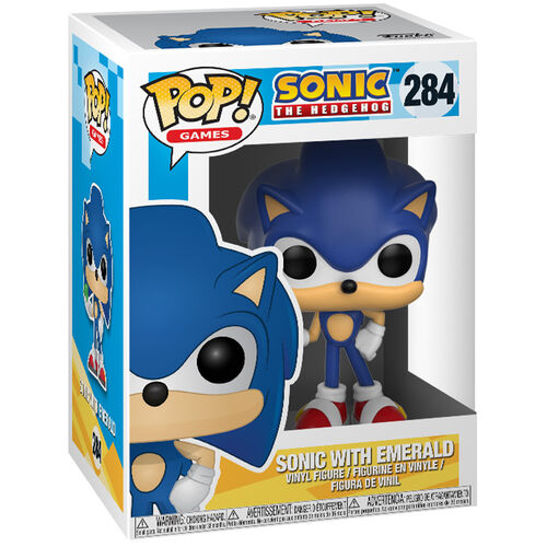 Funko POP! Games Sonic The Hedgehog Sonic With Emerald #284