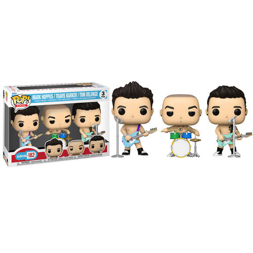 Funko POP! Rocks Blink 182 Mark Hoppus / Travis Barker / Tom Delonge 3 Pack