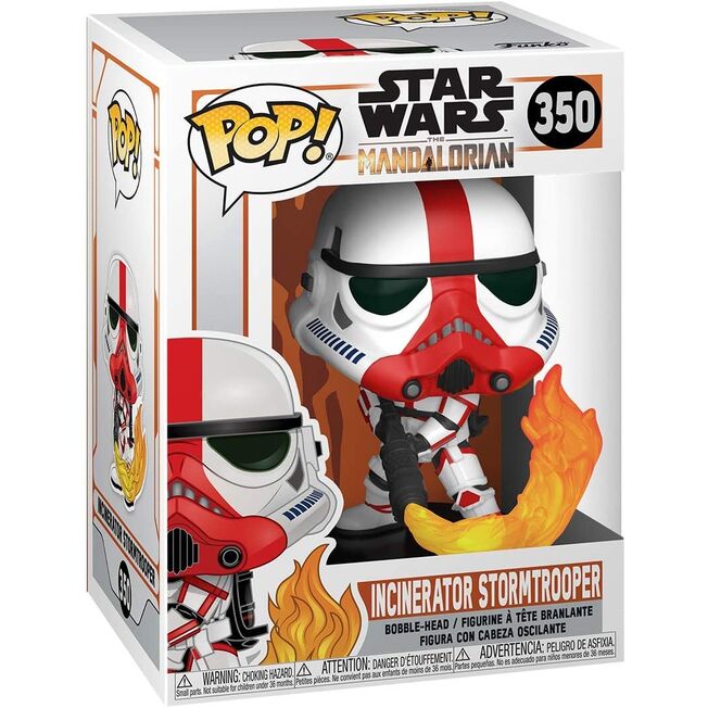 Funko POP! Television Star Wars Mandalorian Incinerator Stormtrooper #350