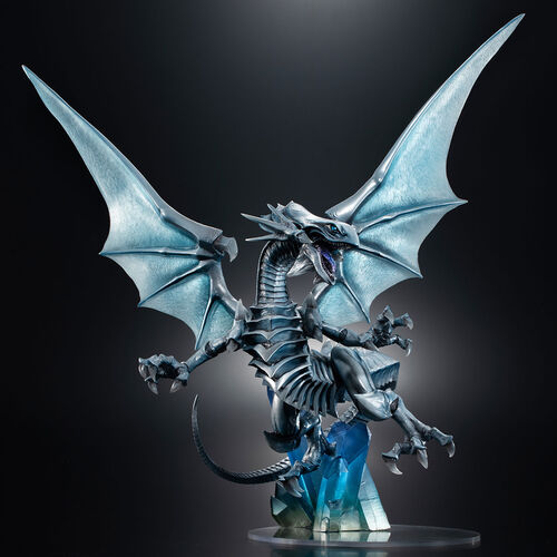 Megahouse Figura Yu-Gi-Oh! Holographic Edition Art Works Duel Monsters Blue Eyes White Dragon figure 28cm