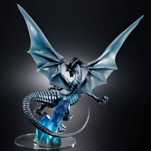 Megahouse Figura Yu-Gi-Oh! Holographic Edition Art Works Duel Monsters Blue Eyes White Dragon figure 28cm