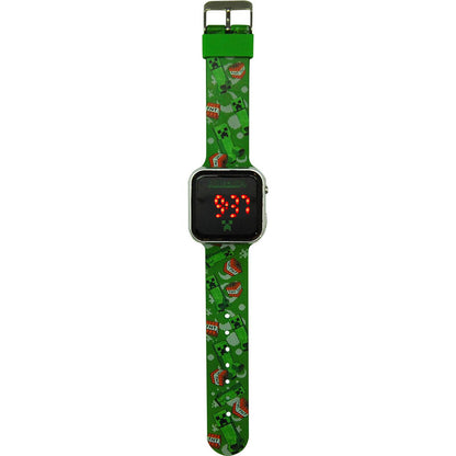Reloj LED de Minecraft con licencia para niños