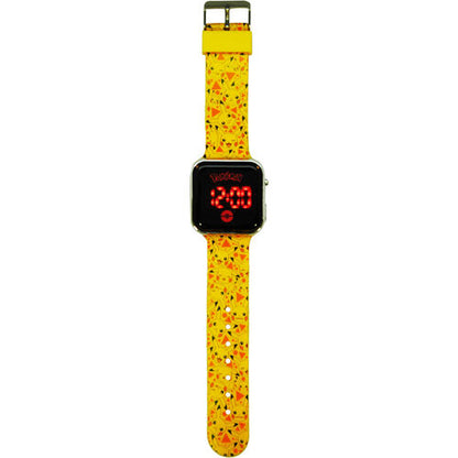 Reloj LED de Pokémon Pikachu con licencia para niños