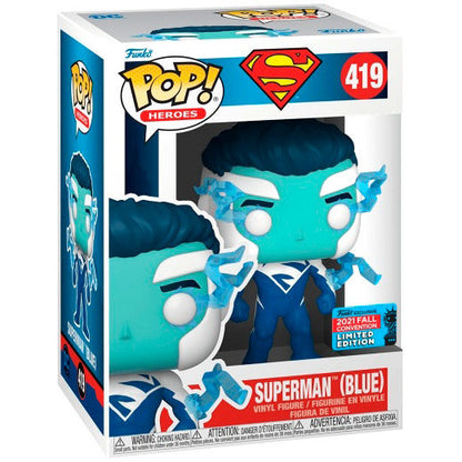 Funko Pop! DC Superman Blue Exclusive #419