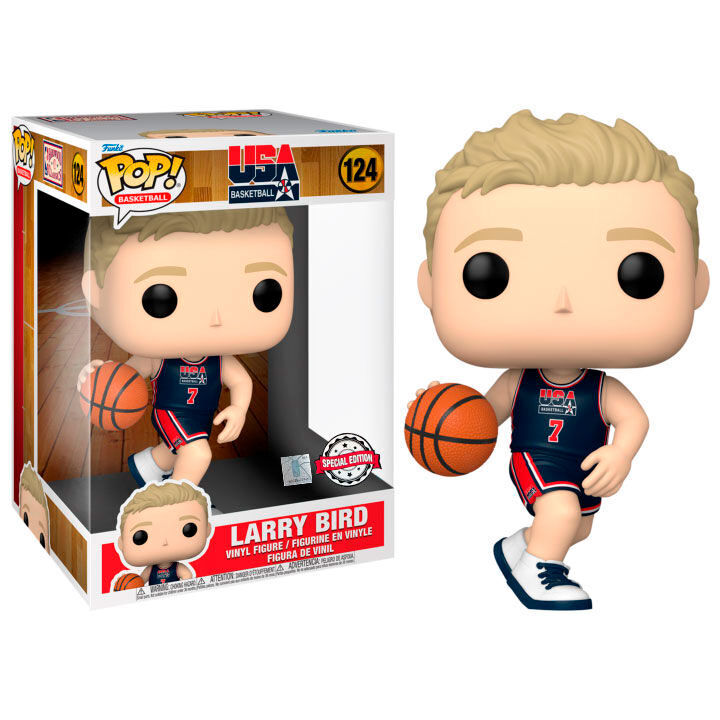 ¡Funko POP! NBA Larry Bird 1992 Equipo US Navy Jersey Exclusivo 25cm #124