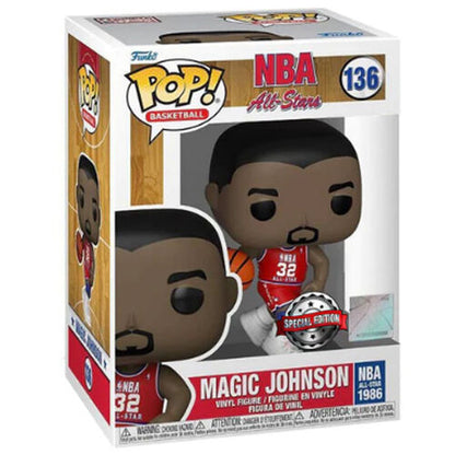 ¡Funko POP! Leyendas de la NBA Magic Johnson Exclusivo #136