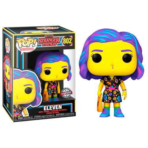 Funko POP! Television Stranger Things Eleven in Mall Outfit Black Light Exclusive #802