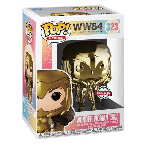 Funko Pop! DC Wonder Woman 1984 Gold Power Exclusive #323