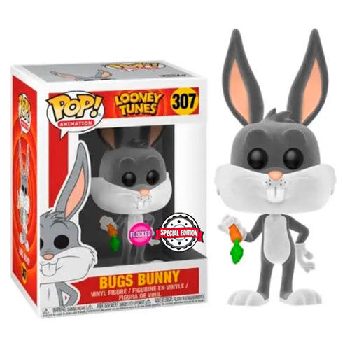 Funko Pop! Looney Tunes Bugs Bunny Flocked Exclusive #307