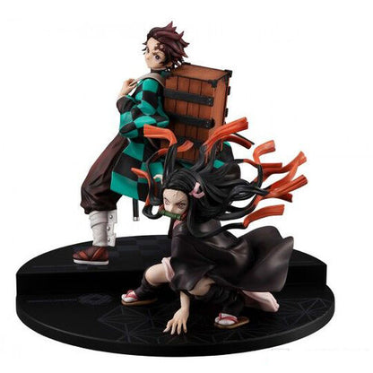 Megahouse Figura Demon Slayer Kimetsu no Yaiba Precious G.E.M. series Kamado brother and sister figure 17cm