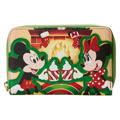 Carteira Loungefly Disney Mickey & Minnie Hot Cocoa wallet