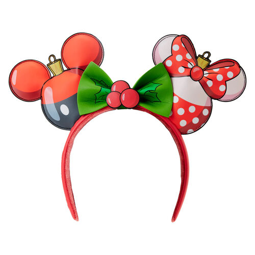 Bandolete Loungefly Disney Mickey & Minnie Christmas headband