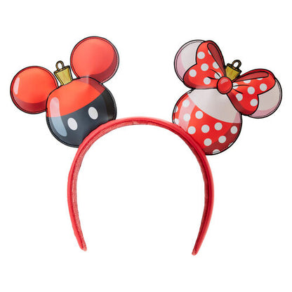 Bandolete Loungefly Disney Mickey & Minnie Christmas headband