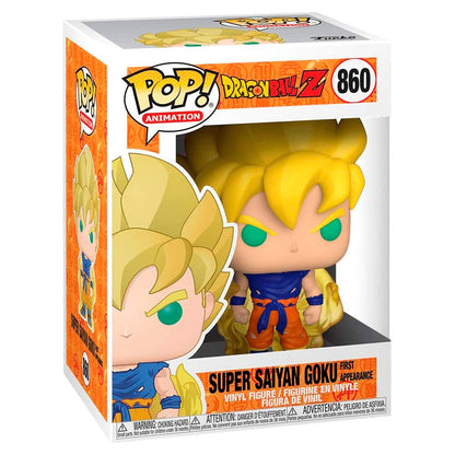 Funko Pop! Dragon Ball S8 Super Saiyan Goku First Appearance #860