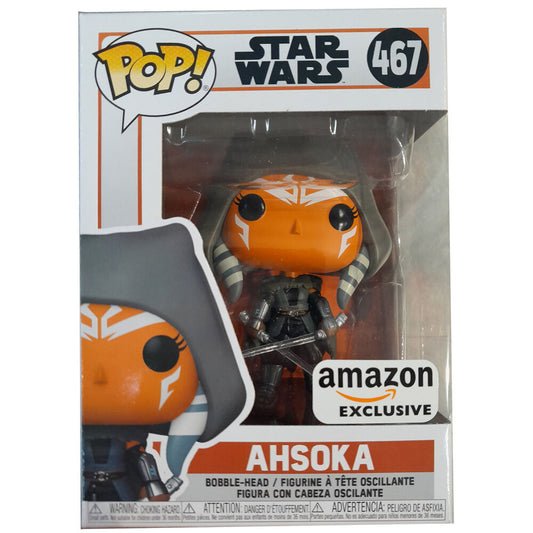 Funko POP! Television Star Wars The Mandalorian Ahsoka Hooded Exclusive #467