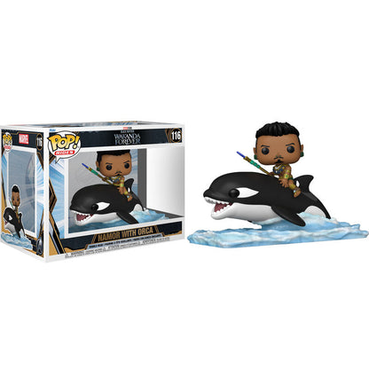 Funko Pop! Marvel Black Panther Wakanda Forever Namor with Orca #116