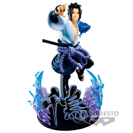 Banpresto Figura Naruto Shippuden Vibration Stars Sasuke Uchiha Special 20cm