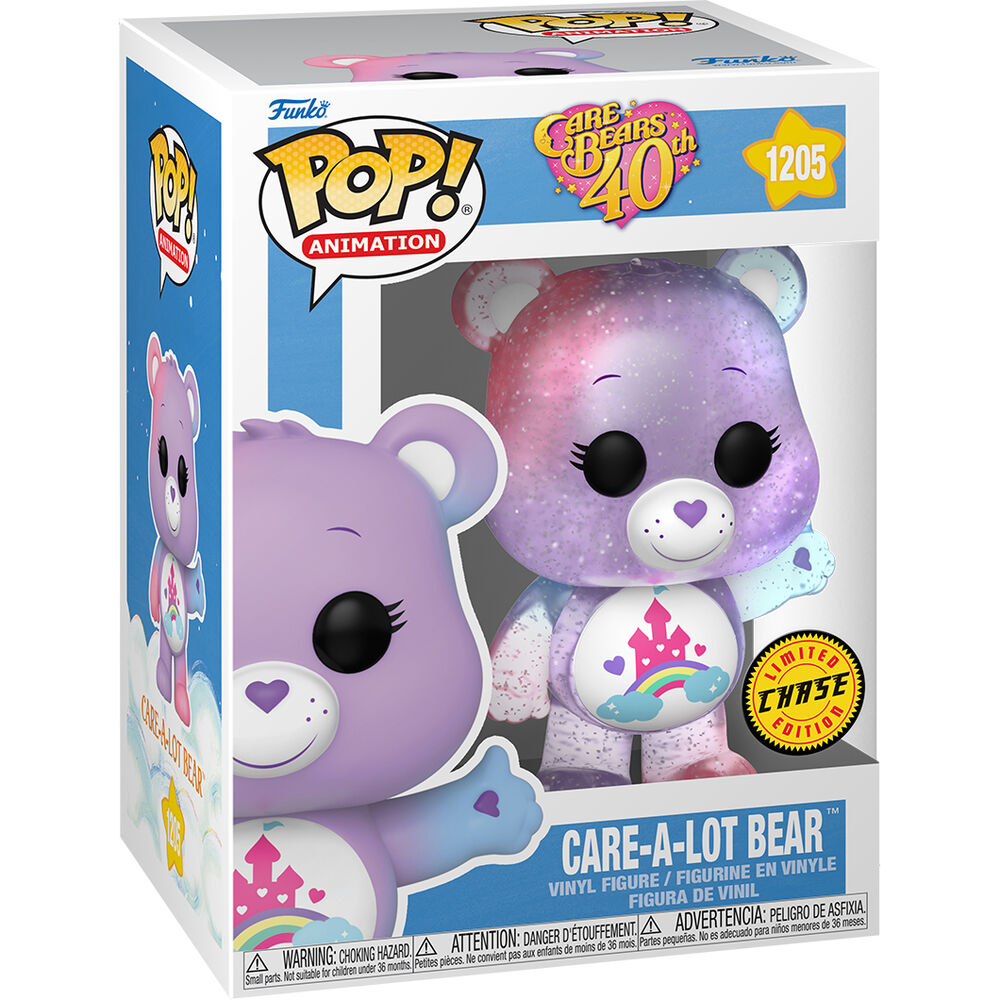 Funko Pop! Care Bears 40th Anniversary Care a Lot Bear Chase #1205