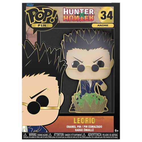 Funko Pin Pop! Hunter x Hunter Leorio 10cm #34