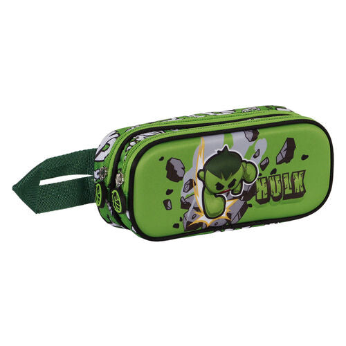 Karactermania Estojo Marvel Avengers Hulk Greenmass 3D double pencil case