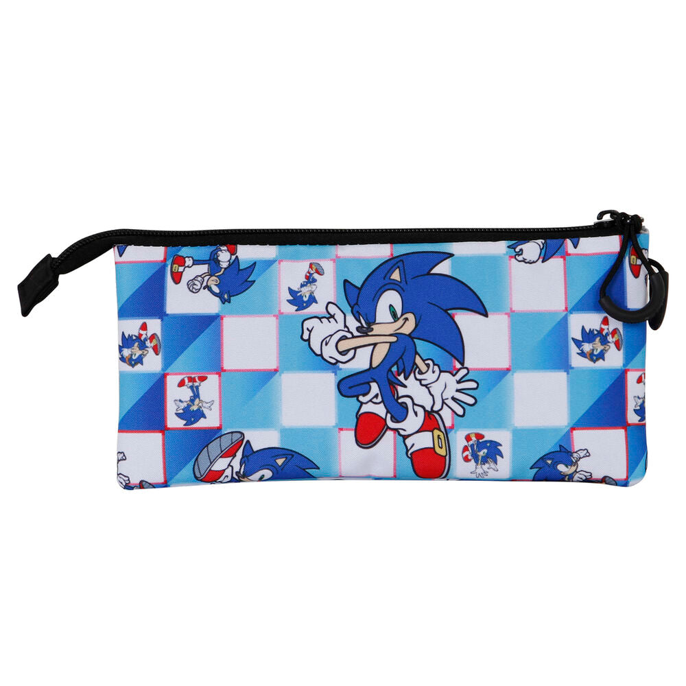 Karactermania Estojo Sonic The Hedgehog Blue Lay triple pencil case